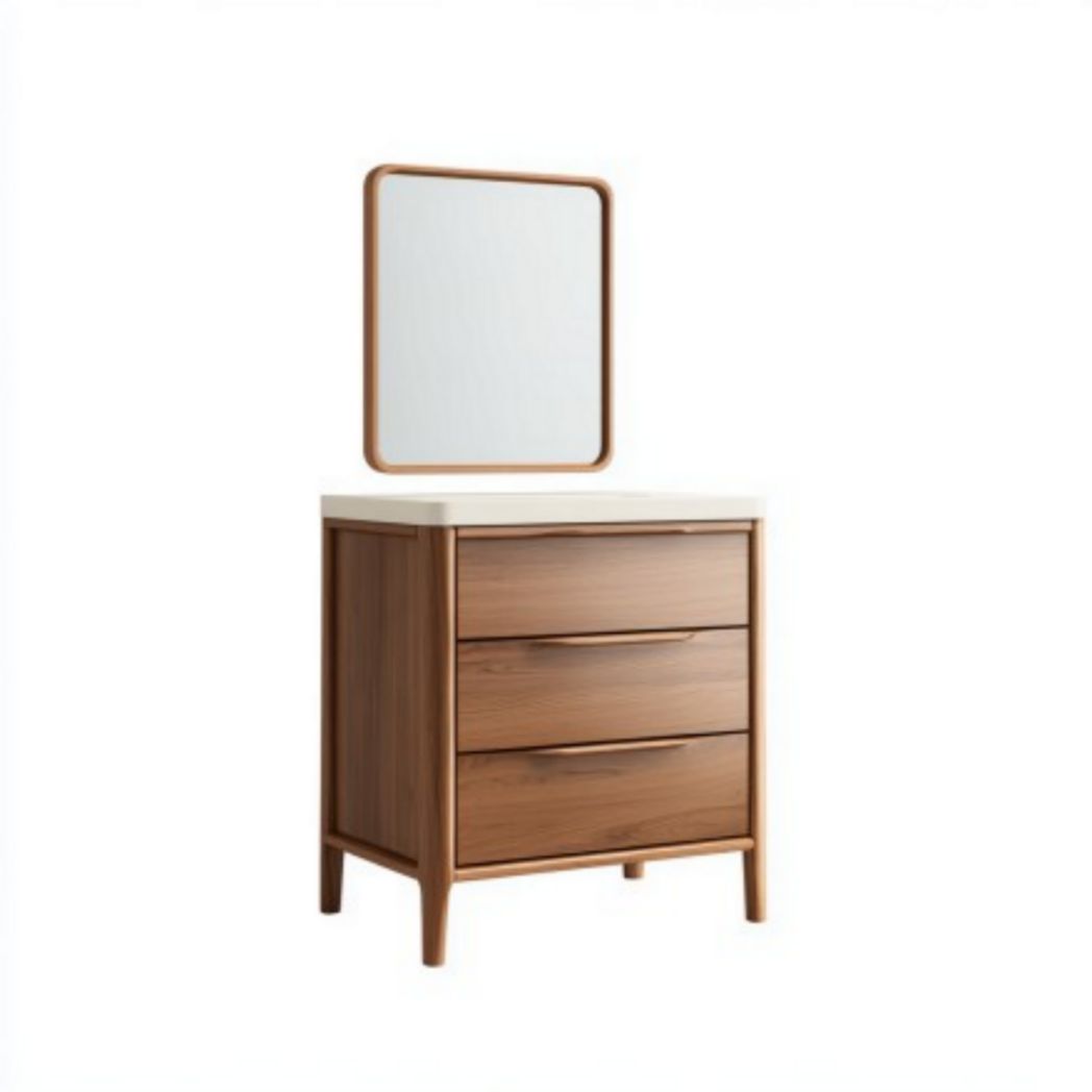 Make-up tafel van hout voor de slaapkamer - 60 x 45 x 80