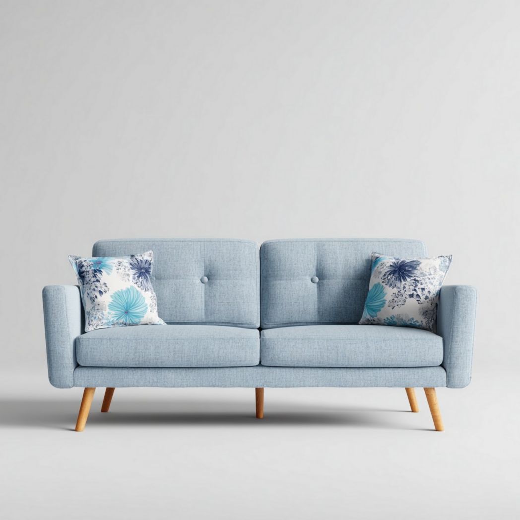 Bank van stof voor de woonkamer - 200 x 80 x 85
